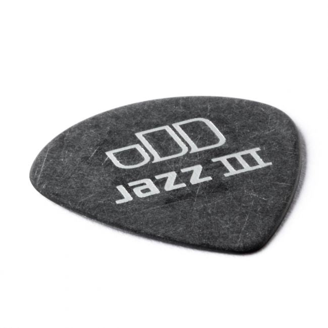 Dunlop Tortex Jazz III Pitch Black -plektrat 0.88mm, 12kpl - Aron Soitin