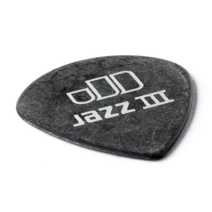 Dunlop Tortex Jazz III Pitch Black -plektrat 1.35mm, 12kpl - Aron Soitin
