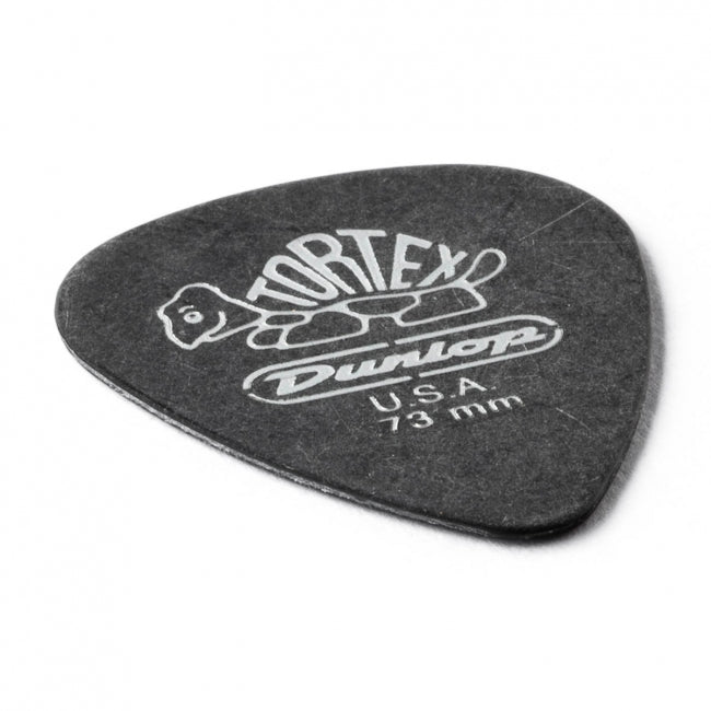 Dunlop Tortex Pitch Black -plektrat 0.73mm, 12kpl - Aron Soitin