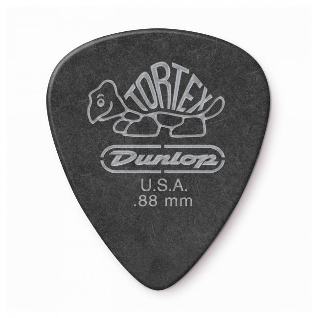 Dunlop Tortex Pitch Black -plektrat 0.88mm, 12kpl - Aron Soitin