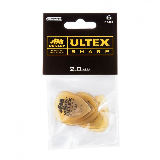 Dunlop Ultex Sharp 2.00 mm, 6 kpl - Aron Soitin
