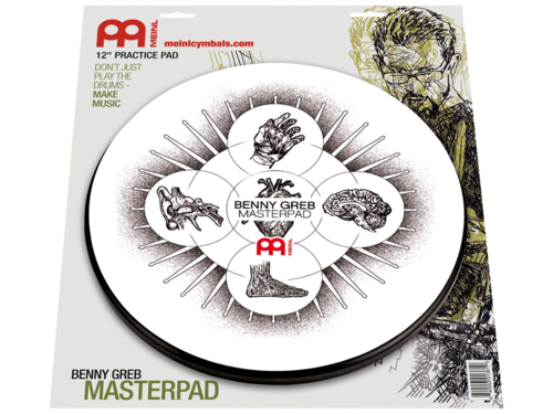 Meinl 12" Masterpad harjoitusalusta - Aron Soitin