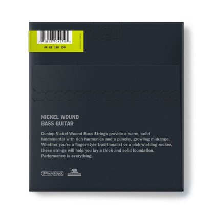 Dunlop Nickel Wound Bass 60-120 - Aron Soitin