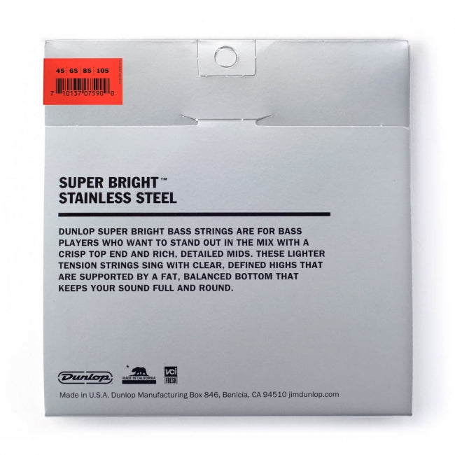 Dunlop Super Bright 45-105 Nickel Wound - Aron Soitin