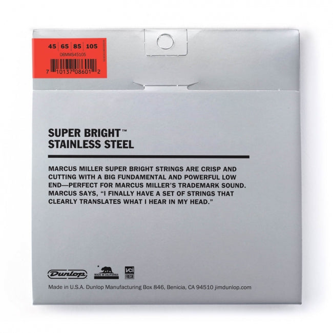 Dunlop Marcus Miller 45-105 Super Bright - Aron Soitin