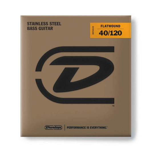 Dunlop Flatwound Bass 40-120 - Aron Soitin