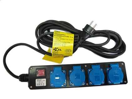 Axxel Kumikaapeli kytkimellä 4-OS / 5 m