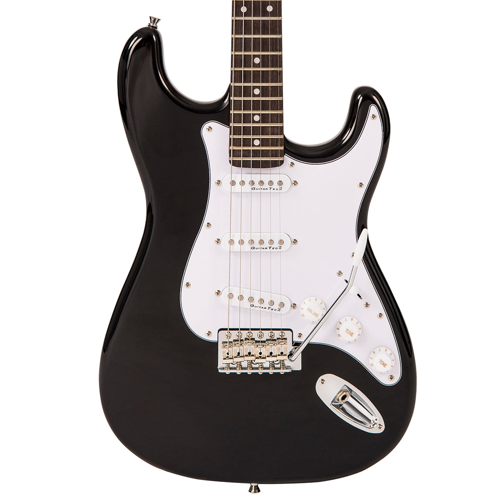 Encore E6BLK Stratocaster sähkökitara - Aron Soitin