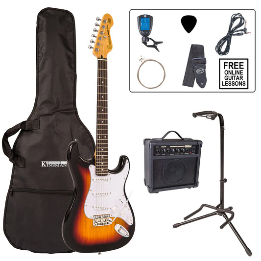 Encore EBP-E6SB Electric Guitar Pack Sunburst - Aron Soitin