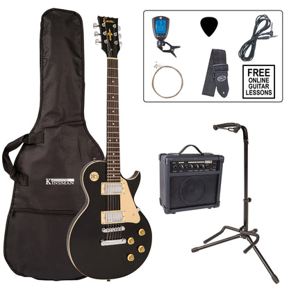 Encore EBP-E99BLK Electric Guitar Pack Gloss Black - Aron Soitin