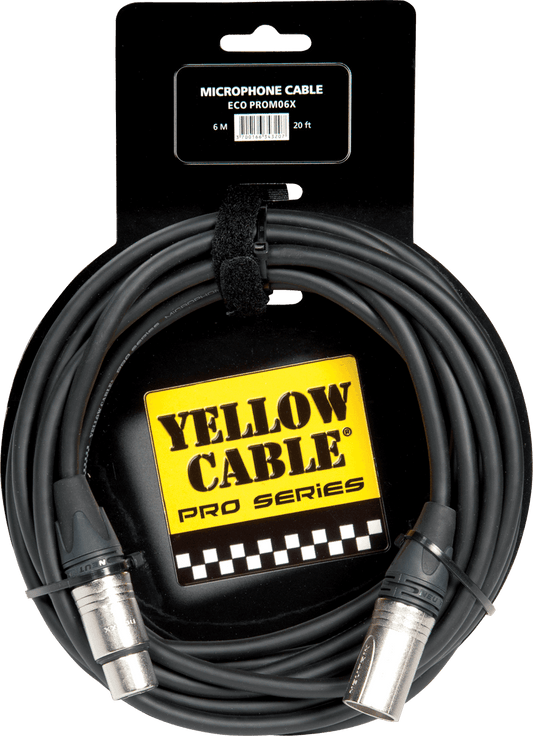 Yellow Cable ECO PROM015X Neutrik XLR Uros/XLR Naaras 1,5 m - Aron Soitin