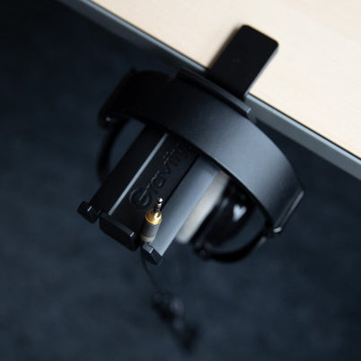 Gravity HP HTC 01 B Desk-Mount Headphones Hanger - Aron Soitin