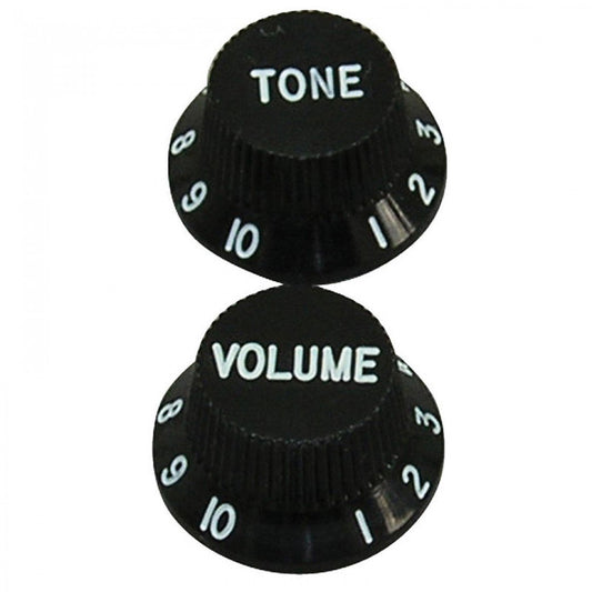 Guitar Tech GT504 Control Knobs ~ Black - Aron Soitin