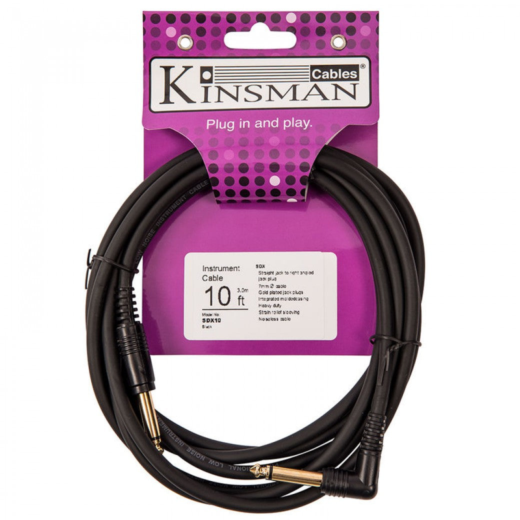 Kinsman SDX10 Noiseless instrumenttijohto 3m - Aron Soitin