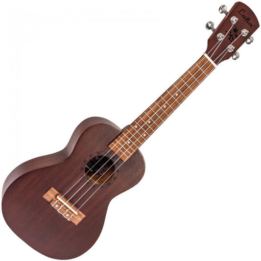 Laka Sapele Series Concert Ukulele & Bag ~ Chocolate - Aron Soitin