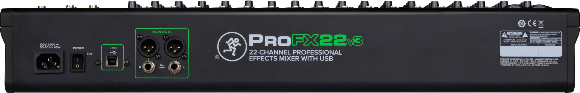 Mackie ProFX22v3 22 Channel 4-bus Professional Effects Mixer with USB - Aron Soitin
