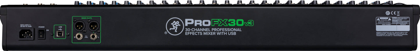 Mackie ProFX30v3 30 Channel 4-bus Professional Effects Mixer with USB - Aron Soitin