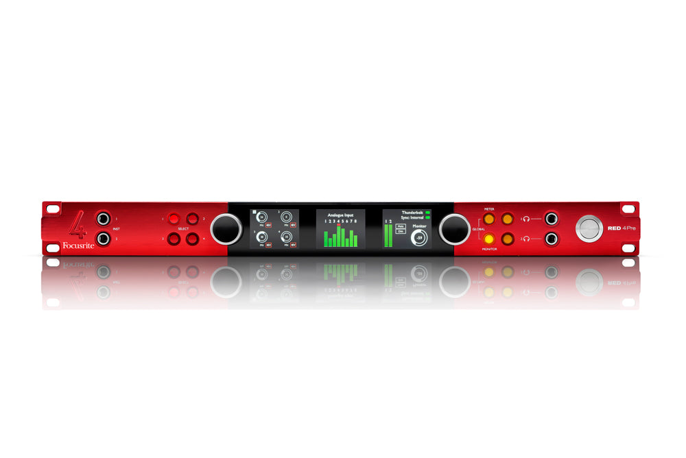 Focusrite Red 4Pre Thunderbolt™ 2, Pro Tools|HD ja Dante™ Interface - Aron Soitin