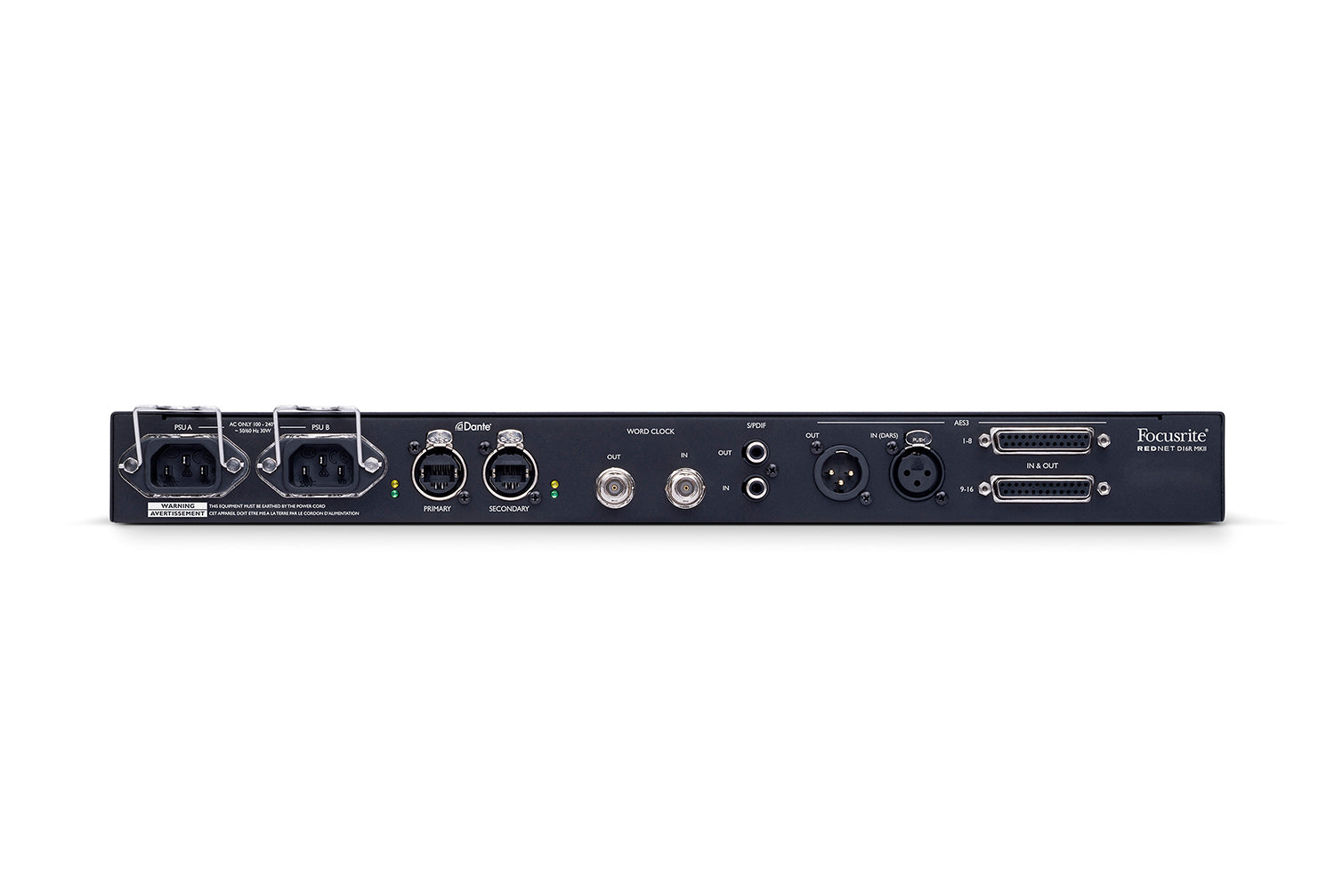 Focusrite RedNet D16R MkII 16×16 Dante Digital Audio Interface - Aron Soitin