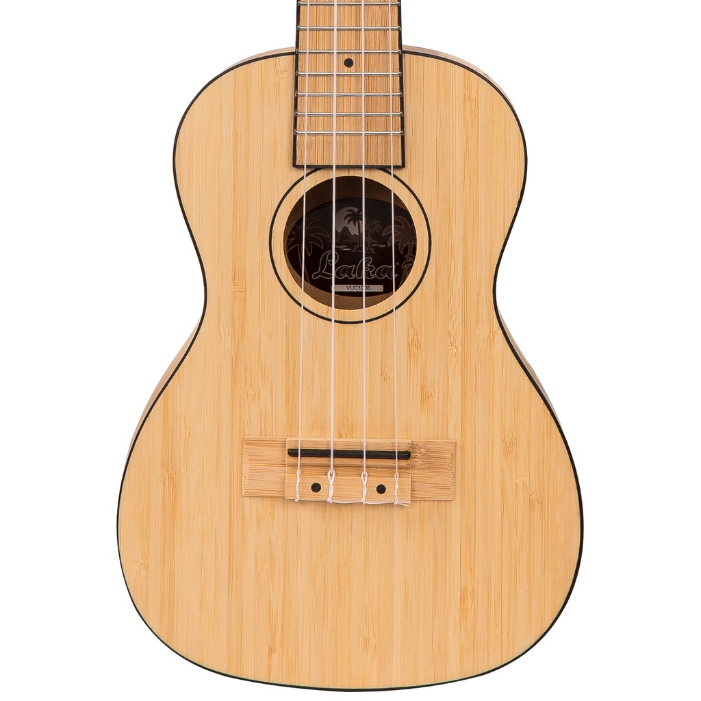 Laka Bamboo Series Ukulele & Carry Bag ~ Concert - Aron Soitin