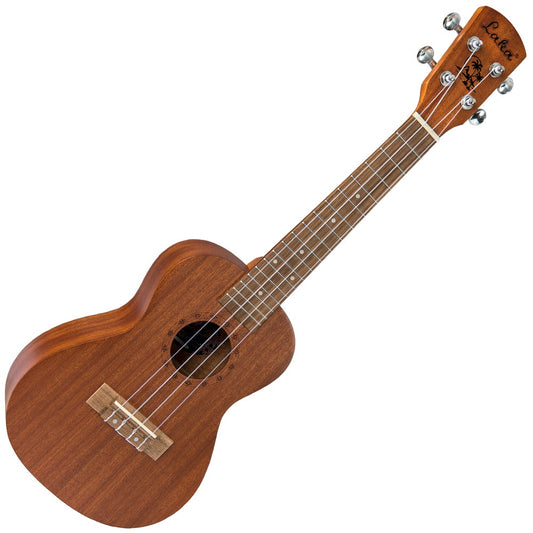 Laka Sapele Series Concert Ukulele & Bag ~ Natural - Aron Soitin