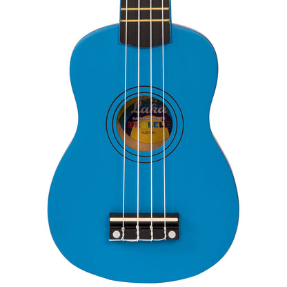 Laka Rainbow Series Soprano Ukulele & Carry Bag ~ Blue - Aron Soitin