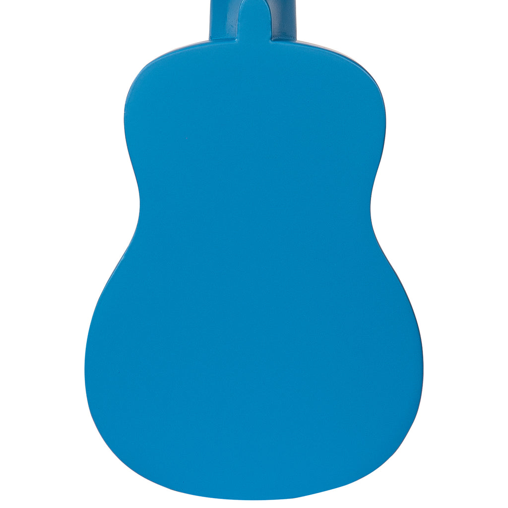 Laka Rainbow Series Soprano Ukulele & Carry Bag ~ Blue - Aron Soitin
