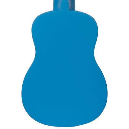 Laka Rainbow Series Soprano Ukulele & Carry Bag ~ Blue - Aron Soitin