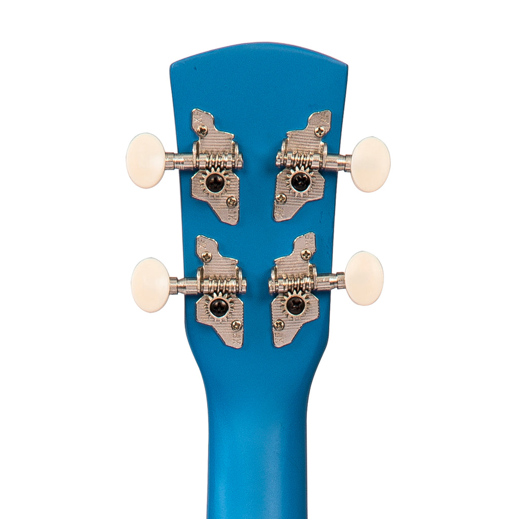 Laka Rainbow Series Soprano Ukulele & Carry Bag ~ Blue - Aron Soitin