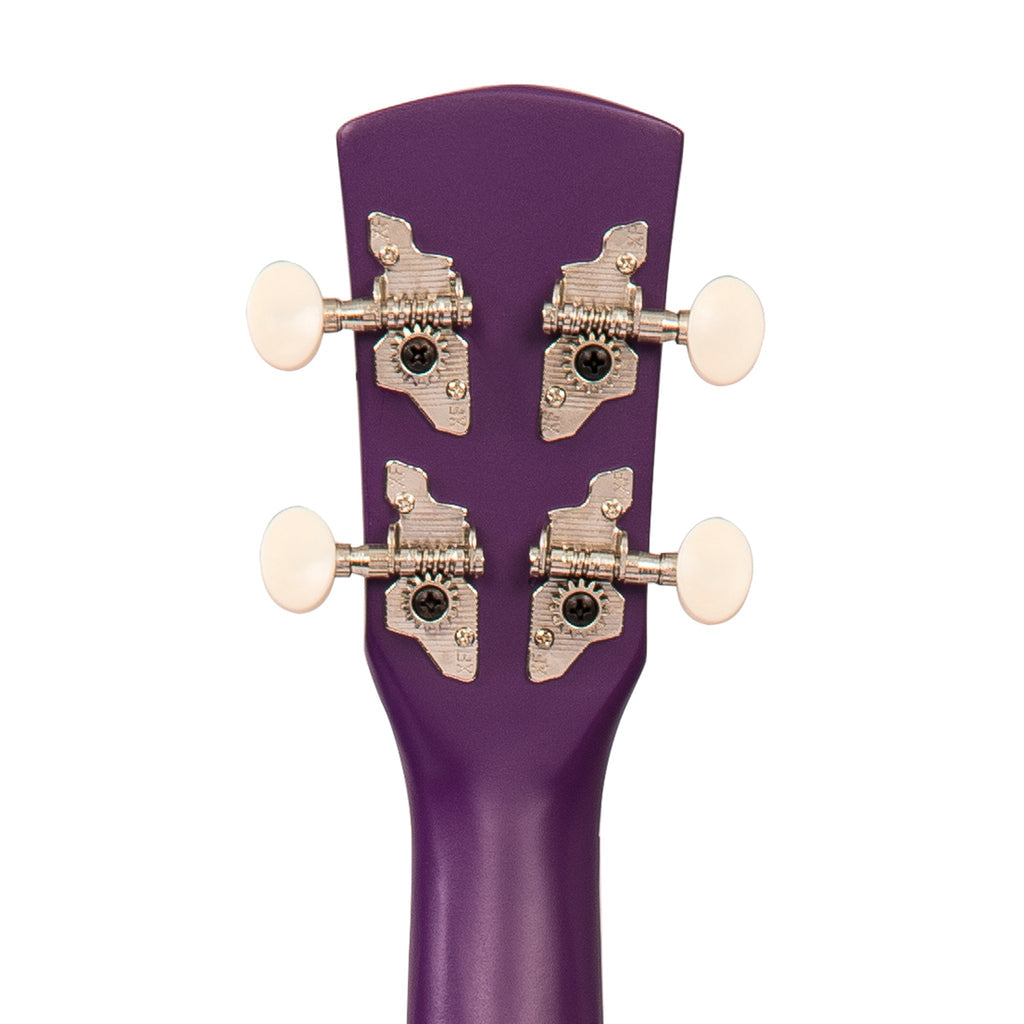 Laka Rainbow Series Soprano Ukulele & Carry Bag ~ Violet - Aron Soitin