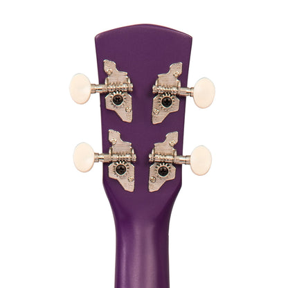 Laka Rainbow Series Soprano Ukulele & Carry Bag ~ Violet - Aron Soitin