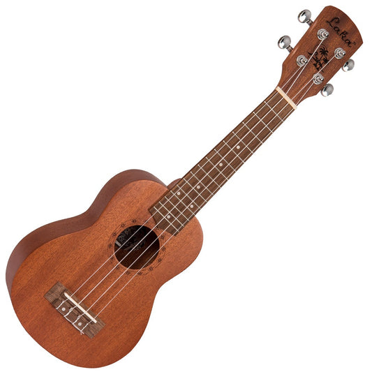 Laka Sapele Series Soprano Ukulele & Bag ~ Natural - Aron Soitin