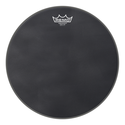 Remo 14" Ambassador Black Suede virvelin alakalvo - Aron Soitin