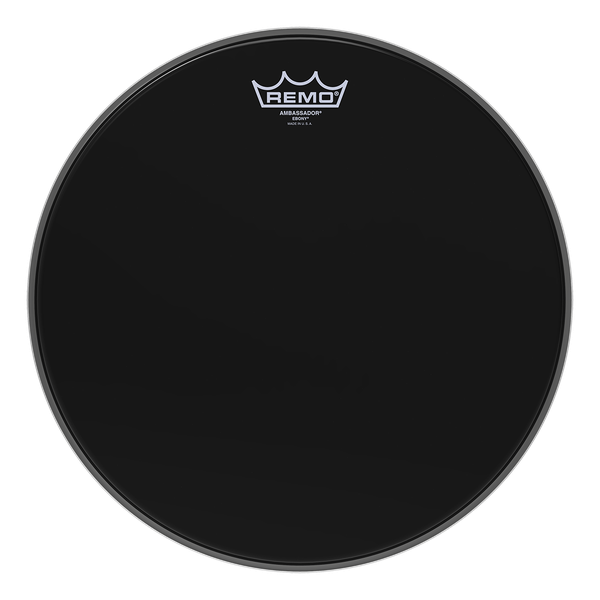 Remo 18" Ambassador Ebony tomikalvo - Aron Soitin