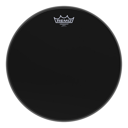 Remo 18" Ambassador Ebony tomikalvo - Aron Soitin