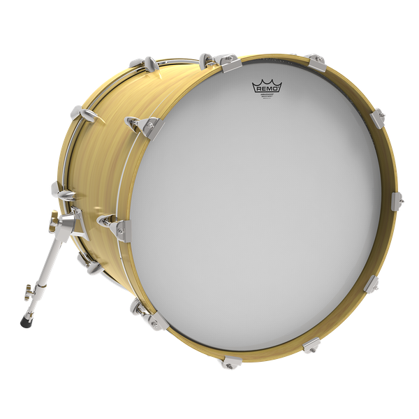 Remo 22" Ambassador Smooth White bassokalvo - Aron Soitin