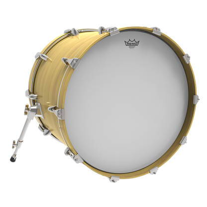 Remo 22" Ambassador Smooth White bassokalvo - Aron Soitin