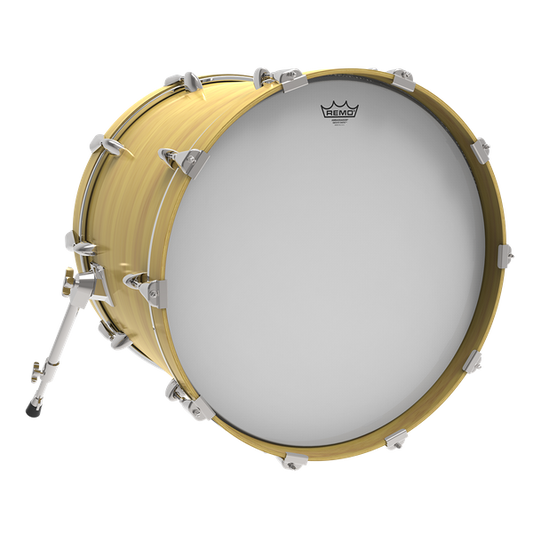 Remo 26" Ambassador Smooth White bassokalvo - Aron Soitin