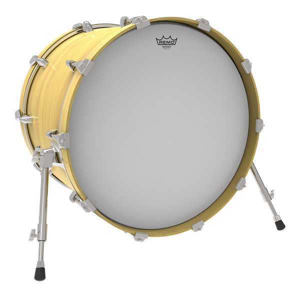 Remo 22" Ambassador Smooth White bassokalvo - Aron Soitin