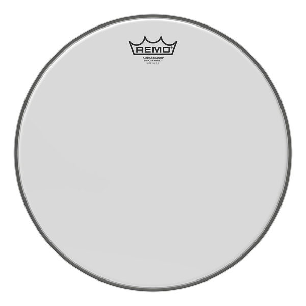 Remo 12" Ambassador Smooth White - Aron Soitin