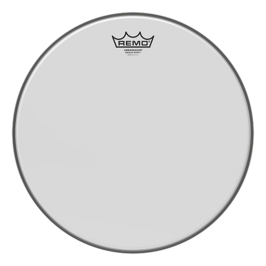 Remo 12" Ambassador Smooth White - Aron Soitin