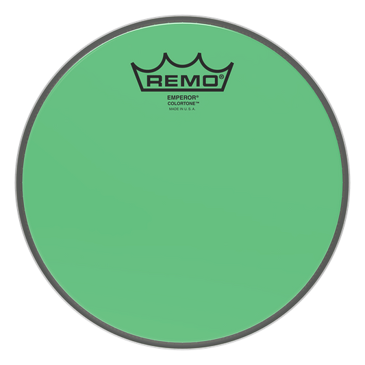 Remo 13" Emperor Colortone vihreä - Aron Soitin