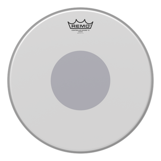 Remo 14" Controlled Sound X Coated Black Dot - Aron Soitin