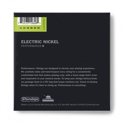 Dunlop Nickel Wound 11-52 -sähkökitaran kielet - Aron Soitin
