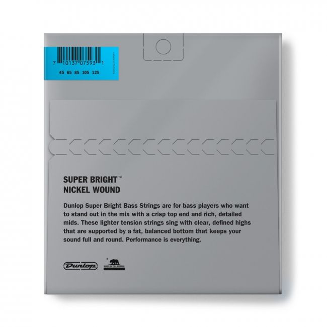 Dunlop Super Bright Nickel 45-125 Short Scale - Aron Soitin