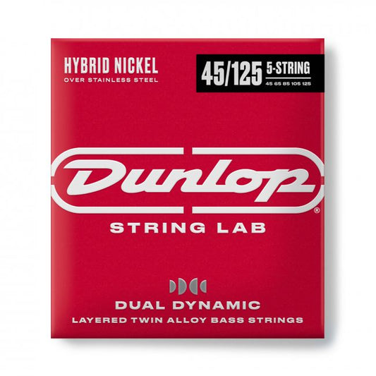 Dunlop Dual Dynamic Hybrid Nickel 45-125 - Aron Soitin
