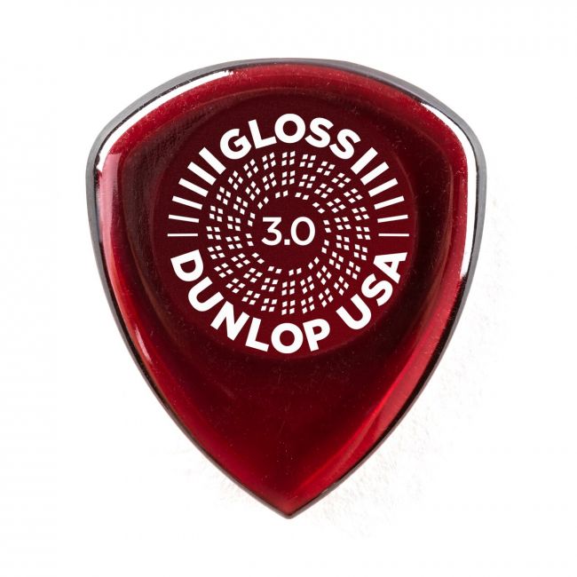 Dunlop Flow Gloss 3mm plektra, 3kpl - Aron Soitin