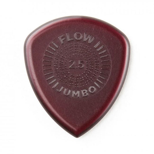 Dunlop Flow Jumbo Grip 2.5mm -plektrat, 3kpl - Aron Soitin