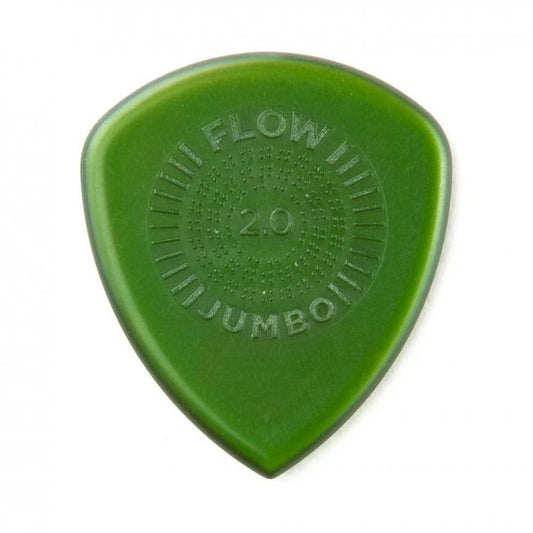 Dunlop Flow Jumbo Grip 2.0mm -plektrat, 3kpl - Aron Soitin