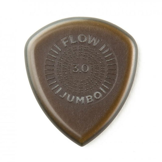 Dunlop Flow Jumbo Grip 3.0mm -plektrat, 3kpl - Aron Soitin